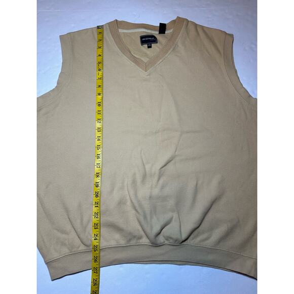 Bolle Golf Vest Sweater Mens Size XXL Yellow 100% Cotton - Picture 2 of 6